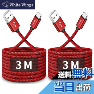 �y���������zUSB Type C �P�[�u���y3m 2�{�Z�b�g�zCLEEFUN �}���[�d �^�C�v c �P�[�u�� ���� �����f�[�^�]�� �R�[�h �^�C�vc ���ϋv �f���h�~ �i�C����Switch�AiPhone15Pro iPhone15�AXperia�AGalaxy S10 S9 Note 10