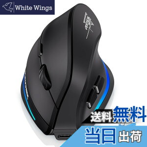 �y���������zECHTPower �G���S�m�~�N�X�}�E�X ���C�����X �c�^ ����2.4GHz �É� �l�I��LED 6�i�KDPI���� TYPE-C�[�d�� �É� �����Ԏg�p 6�{�^�� �E��p �l�ԍH�w�f�U�C�� Windows/MacOS�Ή� �����}�E�X