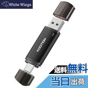 �y���������zKOOTION USB������ 32GB �^�C�vC 2in1 USB2.0 + Type-C �f���A�� usb�������[ �^�C�vc OTG �X�}�z USB �X�}�z������ Type C