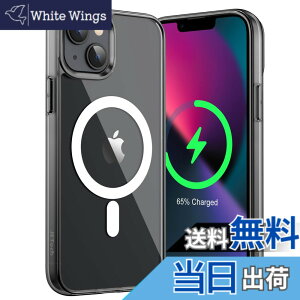 �y���������zJETech iPhone 13 mini �}�O�l�b�g �P�[�X(5.4�C���`�p) MagSafe ���C�����X�[�d�Ή� �Ռ��z�� �o���p�[�J�o�[ �����h�~ �����o�b�N (�u���b�N)