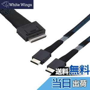 �y���������zNFHK OCuLink PCIe�G�N�X�v���XSFF-8611 8x8���[���f���A��SFF-8611 Oculink 4x SSD�f�[�^�p�A�N�e�B�u�P�[�u��50cm
