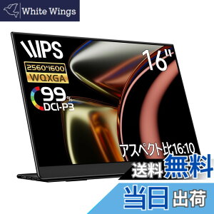 �y���������zEHOMEWEI ���o�C�����j�^�[ WQXGA 16�C���` 2.5K 2560x1600�yWindows/MacOS�z�Ή� 99% DCI-P3 �����^ 6mm LQ-160NW