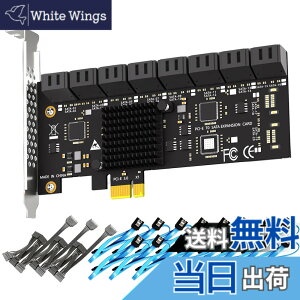 �y���������zGLOTRENDS SA3116-C 16�|�[�g ���݃{�[�h PCIe X1 SATA�g���J�[�h�ASATA����ѓd���P�[�u���t���AWindows�ALinux�AMac OS�ANAS�Ή�