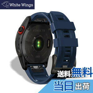 �y���������z[HeeNia] QuickFit 26mm �o���h Garmin Fenix 8 51mm/Fenix 7X Pro Solar/Garmin Instinct 2X/Fenix 7X/Fenix 6X GPS/6X Pro/6X Sapphire GPS/5X GPS/5X Plus �Ή� �V���R�� �X�g���b�v ���[�v �X�|�[�c�o���h ���v�x���g �h