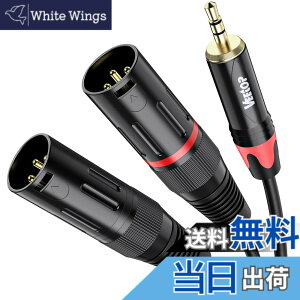 �y���������z3.5mm to xlrx2�CVeetop 2xlr 3.5mm �ϊ��C3.5mm to 2XLR (�I�X) �}�C�N�P�[�u�� 3.5mm trs to xlr�I�X�ϊ��P�[�u�� 3.5mm (1/8 Inch) �X�e���I(�I�X) to XLR (�I�X)�ϊ��P�[�u�� 1m