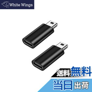 �y���������zYFFSFDC USB C to �~�jUSB �ϊ��A�_�v�^ 2�Z�b�g USB C (���X) - Mini USB(�I�X)�A�_�v�^�[ USB Mini B�I�Xto USB C �ϊ��R�l�N�^ �[�d�ƃf�[�^�]�� �ϊ��A�_�v�^�[ (�u���b�N)