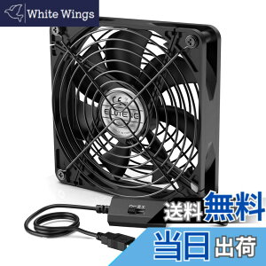 �y���������zELUTENG USB�t�@�� 14cm �É� USB��@ ���� ��p�t�@�� 3�i�K���ʒ��� 5V ��p�N�[���[ ���^ �����@ ������ 140mm �Ԓ��� ���C�� 1500RPM �p�\�R��/���[�^�[/���� / PS4�Q�[���@�Ȃ� USB fan 1