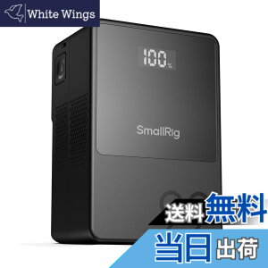 �y���������zSmallRig VB99 �~�j V �}�E���g �o�b�e���[ 6700mAh(99Wh/14.8V) 100W PD USB-C�}���[�d OLED �X�N���[�� DC�|�[�g��� D-TAP USB-A BP�C���^�[�t�F�[�X �J�����Ή� �r�f�I�J�����Ή� ���j�^�[�p �X