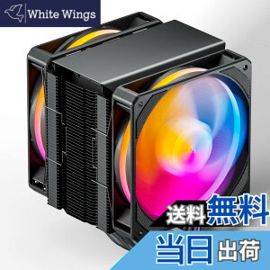 �y���������zupHere CPU�N�[���[ 120mm ARGB�f���A���t�@���t�� ��� AURA Sync���� 5V 3PIN ARGB CPU�t�@�� 6�{�q�[�g�p�C�v AMD AM4 AM5/ Intel LGA 2011 2066(X79/X99�}�U�[�{�[�h) �yL6DC�z