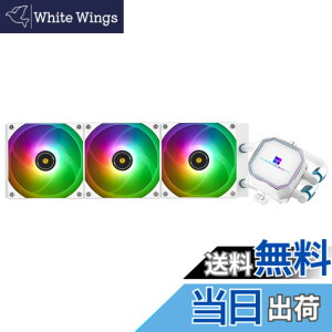�y���������zThermalright Frozen Prism 360 White ARGB ����CPU�N�[���[�A360��p��T�C�YARGB�A120mm PWM�t�@��x3�AS-FDB�x�A�����O�AAMD/AM4/AM5�AIntel LGA 1150/1151/1200/ 2011/1700/1851�p�I�[���C����������N�[���[