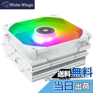 �y���������zThermalright SI-100 White ARGB CPU�G�A�N�[���A6x6 mm�q�[�g�p�C�v�A120mm PWM�É��t�@���t��CPU�N�[���AS-FDB V 2.0�x�A�����O�AAGHP 3.0�Z�p�AAMD:AM4/AM5/Intel lga1150/1151/1200/1700/1851/2011�APC�N�[����