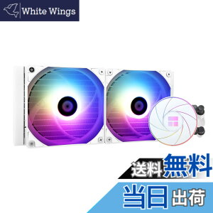 �y���������zThermalright AQUA ELITE 240 WHITE ARGB ����CPU�N�[���[�A240��p��T�C�Y�A120mm PWM�t�@��x2�AS-FDB�x�A�����O�AAMD/AM4/AM5�AINTEL LGA1150/1151/1155/1156/1200/20XX/ �p ARGB�I�[���C������ 1700