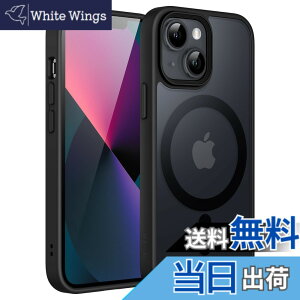 �y���������zJETech iPhone 13 mini 5.4�C���`�p �}�O�l�b�g �P�[�X MagSafe�ɑΉ� �������̃}�b�g�w�� ���^ �ϏՌ� �J�o�[ (�u���b�N)