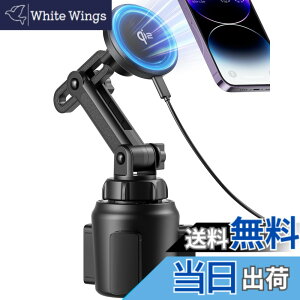 �y���������zenGMOLPHY MagSafe�Ή��ԍڃ��C�����X�[�d�� �ŐVQi2�Ή� ���C�ԃz���_�[�}�O�l�b�g���C�����X�[�d�J�b�v�z���_�[ �ő�15W�}���[�d �l�b�N�L�k�����\ iPhone 17/16/15/14/13/12�V���[�Y��
