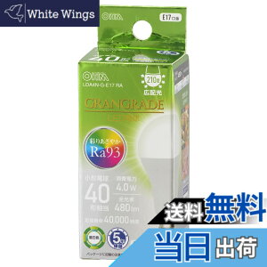 �y���������z�I�[���d�@ LED�d�����` E17 40�`����/40W���� �����F Ra93�����F �����Ή� �f�M�ގ{�H���Ή� �~�j�N���v�g���` 5�N LDA4N-G-E17 RA 06-5558 OHM