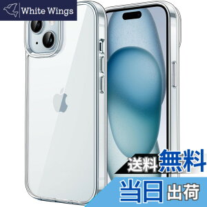 �y���������zJETech iPhone 15 Plus 6.7�C���`�p �ی�P�[�X ���΂݂Ȃ� �Ռ��z�� �o���p�[�J�o�[ �����h�~ �N���A�o�b�N (�N���A)