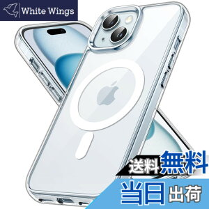 �y���������zJETech iPhone 15 Plus 6.7�C���`�p �}�O�l�b�g �P�[�X MagSafe ���C�����X�[�d�Ή� �Ռ��z�� �o���p�[�J�o�[ �����h�~ �����o�b�N (�N���A)