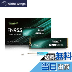 �y���������zFN955 M.2 SSD 1TB 2280 PCIe Gen4.0x4 (�ő�Ǎ�:7350MB/s) ���ϋv3D NAND TLC�t���b�V�� NVME SSD SLC�L���b�V������ �Y�Ɨp����SSD PS5/�m�[�gPC/�f�X�N�g�b�v�p�X�g���[�W�g�� 5�N���[�J�[