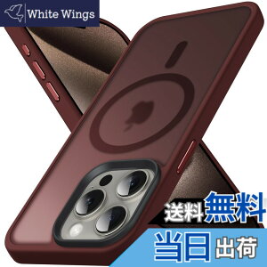�y���������zAnqrp iPhone 15 Pro Max �P�[�X [Magsafe�Ή�] �}�O�l�b�g���� �}�O�Z�[�t �[�d�Ή� ������ �}�b�g�� �ϏՌ� �ČRMIL�K�i �w��h�~ �X�g���b�v�z�[���t�� �X�}�z�P�[�X �A�C�t�H��15 Pro Max