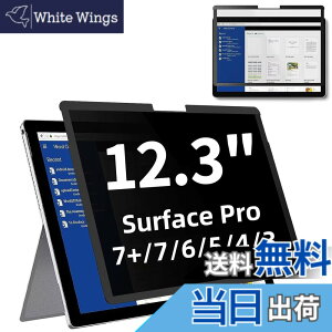 �y���������zSurface Pro 7+/Surface Pro 7 / 6 / 5 / 4 12.3�C���` �p�� �S���� �v���C�o�V�[�t�B���^�[ �`�����h�~�t�B���^�[ �u���[���C�g�J�b�g �p�\�R�� PC ���j�^�[ �t���ی�t�B���� ���˖h�~ ���E