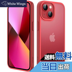 �y���������zJETech �}�b�g�P�[�X iPhone 13 Mini 5.4�C���` �ϏՌ����~���^���[�O���[�h�̗����h�~ ������̔������̔w�ʓd�b�J�o�[ �w��h�~ (���b�h)