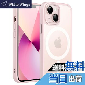 �y���������zJETech iPhone 13 mini 5.4�C���`�p �}�O�l�b�g �P�[�X MagSafe�ɑΉ� �������̃}�b�g�w�� ���^ �ϏՌ� �J�o�[ (�s���N)