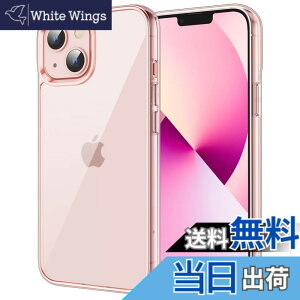 �y���������zJETech iPhone13 mini �ی�P�[�X(5.4�C���`��p) ���΂݂Ȃ� �Ռ��z�� �o���p�[�J�o�[ �����h�~ �N���A�o�b�N (�s���N)