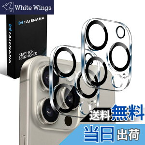�y���������zTALENANA for iPhone 15 Pro/iPhone 15 Pro Max�J�����t�B���� �A�C�t�H�� 15 �v��/�A�C�t�H�� 15 �v���}�b�N�X�p�J���������Y�ی�J�o�[ �I�o�ߓx��h�� ���˖h�~ �����K���X �Ռ��z�� ���h