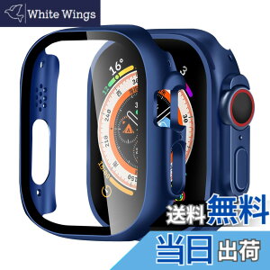 �y���������zBELIYO �Ή� Apple Watch �P�[�X 38mm 40mm 41mm 42mm 44mm 45mm 46mm 49mm �A�b�v���E�H�b�` �J�o�[ �K���X�t�B���� ��̌^ Apple Watch �J�o�[ PC�f�� �y�� ���{���Ɏq�� ��d�\�� �A�b�v���E�H�b�` 