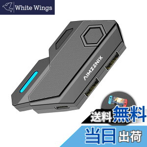 �y���������zAIMZENIX BLADER-�L�[�{�[�h�}�E�X�A�_�v�^�[ �Ή�PC�ANS�AXbox�APlaystation 4/3�ɑΉ� �L�[�}�b�s���O�Ɗ��x���J�X�^�}�C�Y�\ �v���O�A���h�v���C �}�E�X�E�L�[�{�[�h�ڑ��A�_�v�^�[