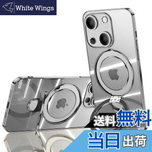 �y���������zJOOBOY iPhone 15 Plus �p �P�[�X MagSafe�Ή� �N���A �����O�t�� ���b�L�d�グ �����Y�J�o�[�t�� �\�t�gTPU �ϏՌ� ���ɋ����w�� ���C�����X�[�d �X�g���b�v�z�[���t�� �A�C�t�H��15�v��
