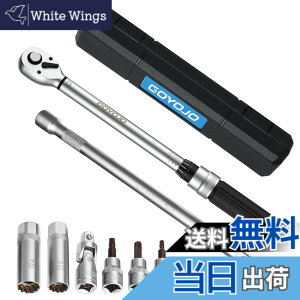 �y���������zGOYOJO �g���N�����` �v���Z�b�g�^ ���C���^�X�p�[�N�v���O 8�_�Z�b�g �����p(3/8�C���`) 10-60N.m ����]�Ή� �g���N���x ±3% �����ԗp�A���d�ԁA�I�[�g�o�C�A�@�B�̐��� �^�C����