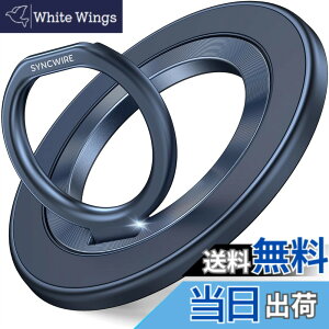 �y���������z�yNEW�`�^���u���[�z Syncwire MagSafe �����O - ���ʃ}�O�l�b�g �X�}�z�����O ������ 360�x��] �}�O�Z�[�t �����O �}�O�l�b�g �o���J�[�����O ���^ �p�x���߉\ �ȒP���E iPhone 15 Pro/
