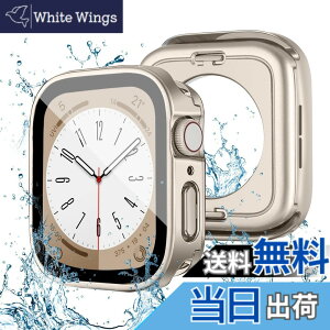 �y���������z�y2in1�ی�݌v�zPOLINK �Ή� �A�b�v���E�H�b�` �J�o�[ Series 11/10/9/8/7/6/5/4/SE3/SE2/SE 44mm PC�f�� �����K���X �Ή� Apple Watch �J�o�[�h�� ��̌^ �V�f�U�C�� 3D���p�G�b�W�����^ ���ϋv ��