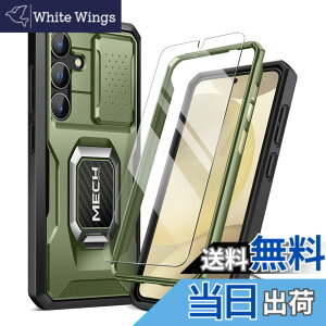 �y���������zTongate Samsung Galaxy S24 Plus �P�[�X�A�����K���X���X�N���[���v���e�N�^�[�t�A�S�g�ی�A�R�p���̑ϐk Galaxy S24 + Plus �g�уP�[�X�i2024�j�����O�u���P�b�g�ƃX���C�h�J�����J�o�[��
