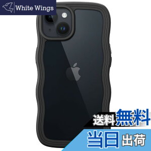 �y���������zJETech iPhone 14 Plus 6.7�C���`�p ���킢�� �P�[�X �g��t���[�� ���˂��� �ϏՌ� �X�}�z�J�o�[ �����p ���q���� �N���A �n�[�hPC�o�b�N (�u���b�N)
