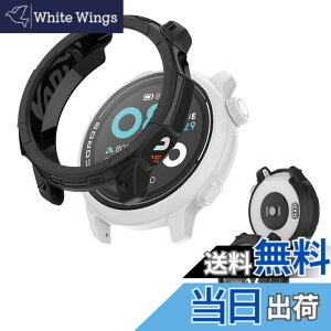 �y���������zCOROS�i�J���X�jPACE 3 �p �P�[�X �ی�P�[�X �yNOUKAJU�z ��̌^ TPU�f�� �S�ʕی� �ϏՌ� �����ȒP �Ռ��z�� �A�N�Z�T���[ (�u���b�N)