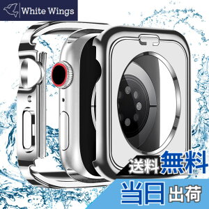 �y���������zBELIYO �Ή� �A�b�v���E�H�b�` �J�o�[ Series SE3/SE2/SE/6/5/4 Apple Watch �P�[�X �h�� �K���X�t�B���� ��̌^ �A�b�v���E�H�b�` �P�[�X �S�ʕی� ���ϋv �����ߗ� �����ȒP 2 in 1 �O��̕�