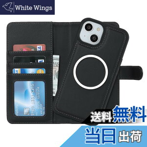 �y���������zPelanty for iPhone 15 Plus �P�[�X�蒠�^ Magsafe�Ή����C�����X�[�d for iPhone15 Plus 2in1������ �g�уJ�o�[ ���� PU���U�[+TPU ���z�^�J�o�[ �}�O�l�b�g ���O�����R ���p2way ���K����D��