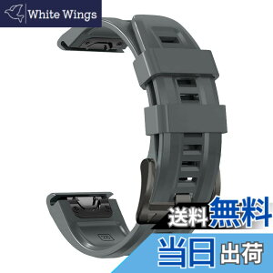�y���������z[YOCAHU] QuickFit 22 mm �o���h �����p for GARMIN(�K�[�~��) Fenix 7 Pro Solar/Approach S70 47mm/Forerunner 965 �Ή� �X�g���b�v �V���R�� �x���g �_�炩�� �h���� �K�[�~�� �p �����o���h (Charcoal)