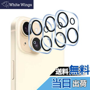 �y���������zWigsii �Ή� iPhone 15 Plus �p �J�����t�B���� �y3��-���{AGC���Ɏq�f�ސ� �z iPhone 15 / iPhone 15 Plus �J�����ی�t�B���� �d�x9H �ϏՌ� �σX�N���b�` ���ߗ��� �w��h�~ �������� �A�C�t