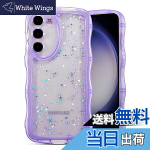 �y���������zQLTYPRI Galaxy S23 �P�[�X �N���A TPU �J�o�[ �E�F�[�u ������� �؍� ���� �E�F�[�u �O���b�^�[ ���� ���^ �y�� �ϏՌ� ����~�� (SC-51D / SCG19) �X�}�z�P�[�X ���C�����X�[�d�Ή� �X