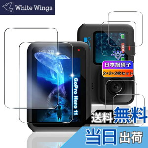 �y���������z�y6���Z�b�g�z �Ή� Gopro Hero 12 / Hero 11 / Hero 10 / Hero 9 Black �K���X�t�B���� 4�� + �����Y�ی� 2�� �y ���{���Ɏq�� �z �p Gopro Hero12/11/10/9 Black �t�B���� �L�Y �ϏՌ� ��U�h�~ ������ 