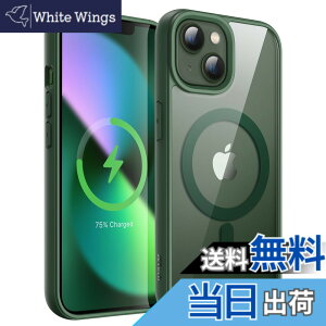 �y���������zJETech iPhone 13 mini 5.4�C���`�p �}�O�l�b�g �P�[�X MagSafe�ɑΉ� �Ռ��z�� �o���p�[�J�o�[ �\���b�h�J���[�}�b�gTPU�t���[�� �����h�~ �N���A�o�b�N (�O���[��)
