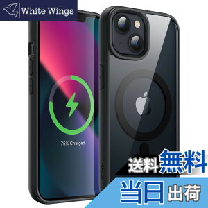 �y���������zJETech iPhone 13 mini 5.4�C���`�p �}�O�l�b�g �P�[�X MagSafe�ɑΉ� �Ռ��z�� �o���p�[�J�o�[ �\���b�h�J���[�}�b�gTPU�t���[�� �����h�~ �N���A�o�b�N (�u���b�N)