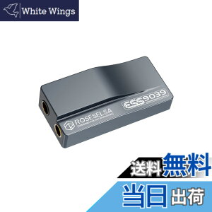 �y���������zHiFiGo ROSESELSA RS9039 �|�[�^�u�� DAC �A���v�AES9039Q2M �`�b�v�� DSD256 �𓋍ڂ��� 3.5mm ����� 4.4mm �o�͗p�w�b�h�t�H���A���v (Type-C+ ���C�g�j���O�P�[�u��)