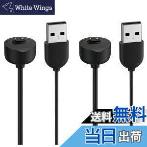 �y���������z�y2024�V�o��z[ALLVD] 1m �u���b�N �X�}�[�g�E�H�b�` �[�d�P�[�u���Ή��FMi Band 7/ Mi Band 6 /Mi Band 5 �Ή� USB �[�d�P�[�u��- �X�}�[�g�E�H�b�` �A�N�Z�T�� (2�{)