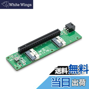 �y���������z10Gtek �f���A�� SlimSAS 8i to PCIe X16 �X���b�g �A�_�v�^�AGEN4 PCIe4.0