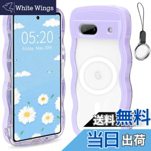 �y���������zHILEGENER Google Pixel 8A �P�[�X MagSafe�Ή� �N���A �\�t�gTPU�J�o�[ ���킢�� �g��t���[�� ���˂��� �O�[�O�� �s�N�Z��8A 6.1�C���`�p����~�� �X�}�z�P�[�X�E�F�[�u �f�U�C�� ��Ƀt