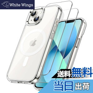 �y���������zJETech 3 in 1 iPhone 13 mini 5.4 �C���`�p �}�O�l�b�g �P�[�X 2�������K���X�t�B�����t�� MagSafe�Ή� �ϏՌ��o���p�[ �X�}�z�J�o�[ (�N���A)